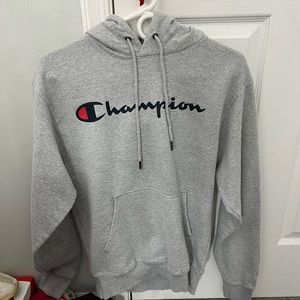 Mens champion grey sweatshirt